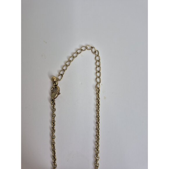 Vtg 80s NINA RICCI for AVON Blue AB Austrian Crystal Cross Pendant Necklace 20" - Picture 6 of 9